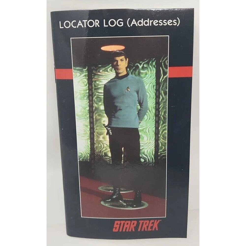 Star Trek Vintage 1991 Locator‎ Log Address Book Spock Beam Enterprise U176